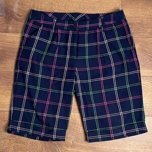 Talbots Kids Plaid Shorts - Navy, Pink, Green